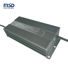 CE SAA TUV certificated 600w dc 24V 36V 48V adapter high PFC power supply ip67 waterproof electric led driver